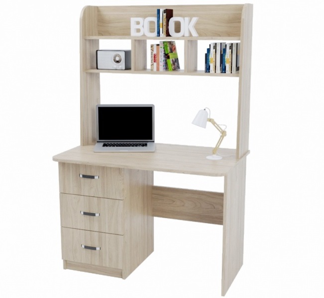 Стол письменный КСТ-12 дуб сонома (выставочный образец)