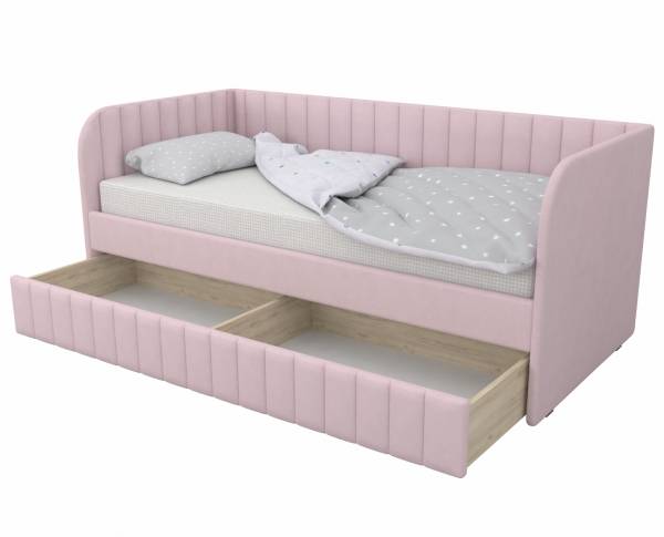 Кровать Гретта 90х190 (c ящиком для белья)