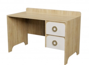 Стол Юни ширина 1200 (дуб сонома+белый)