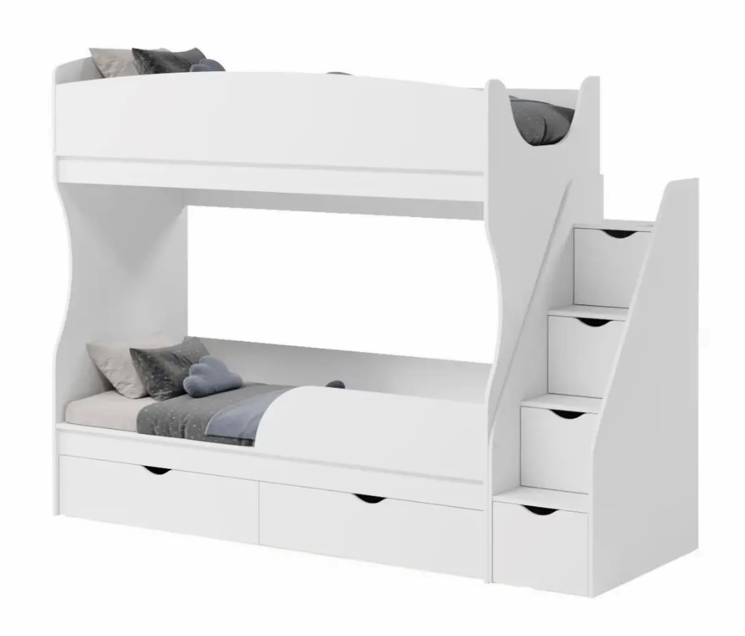 Двухъярусная кровать Альфа 190х80 с бортиком