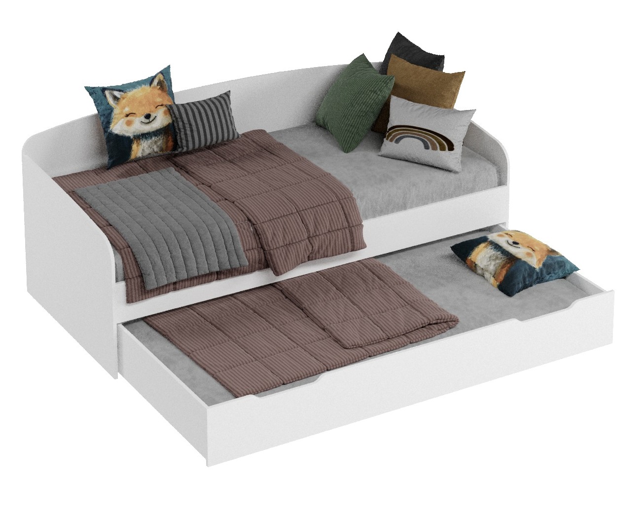 Кровать выдвижная Двушка 190х90