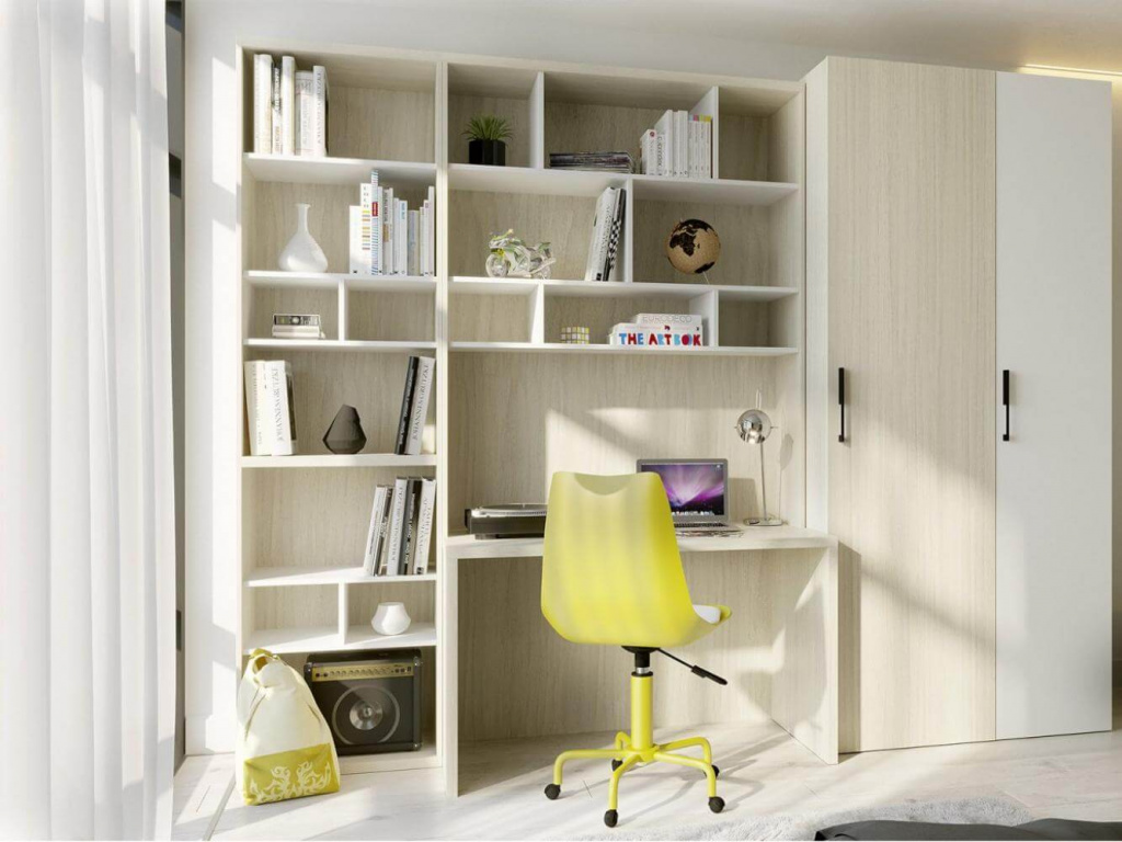 Детский шкаф со встроенным столом