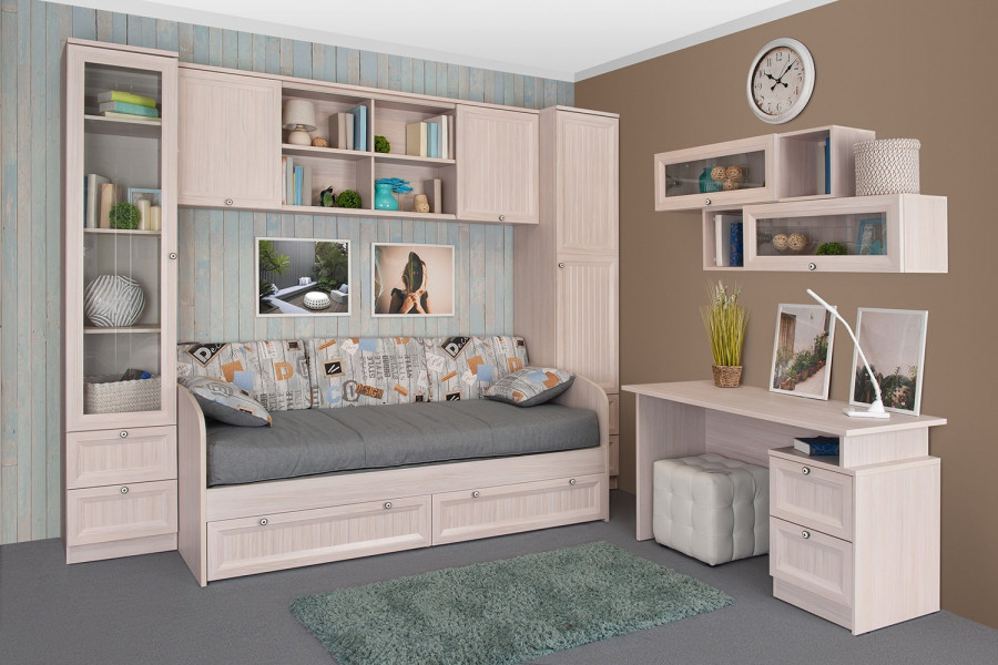 Система хранения в детской комнате
