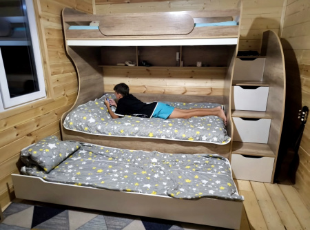 Кровать БИГ (цвет белый) 200х120 от Династия Kids