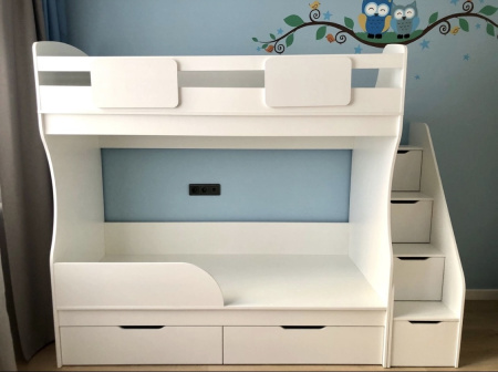 Двухъярусная кровать 160х80 Альфа Мини  от Династия Kids