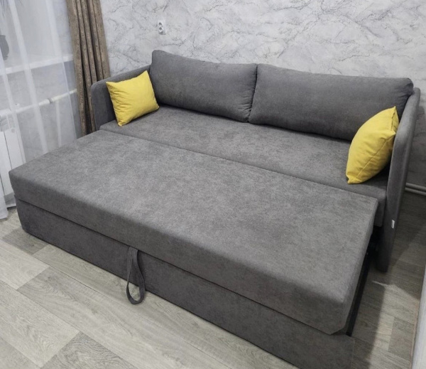 Диван раскладной Юнит 1750 мм (механизм дельфин) + 4 подушки. Цвета разные