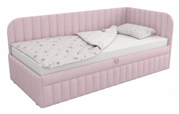 Угловая кровать 90х190 Гретта Up с подъемным механизмом