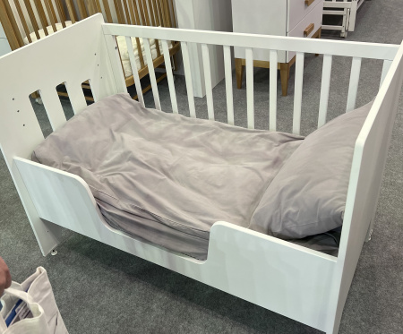 Кроватка-стол Миа 120х60 белый/белый  от Династия Kids