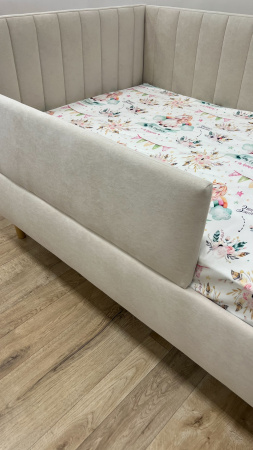 Мягкая кровать Шелби Изумруд 90х180