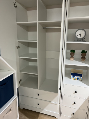 Шкаф-2 коллекции Норд (с ящиками) от Династия Kids