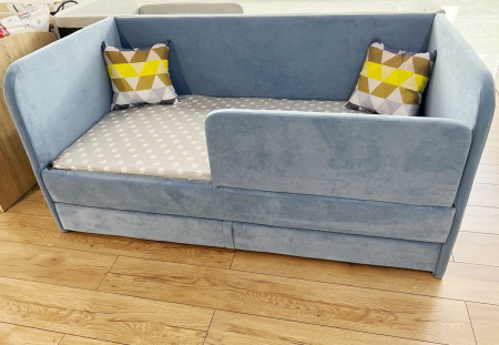 Кровать Nepos 200х90 (велюр Тедди 304 бежевый)