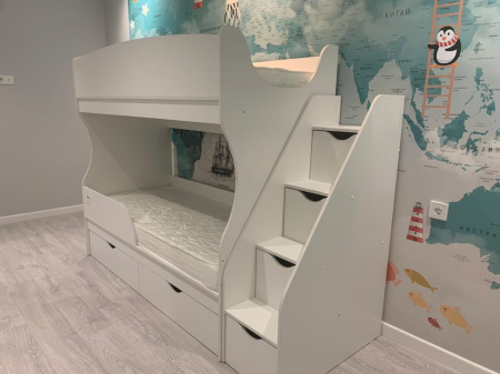 Кровать двухъярусная Альфа 180*80 от Династия Kids