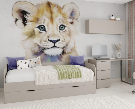 Кровать коллекции Брайт Велюр от Династия Kids