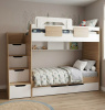 Кровать-чердак Мозаика + кровать Мозаика 190х90 от Династия Kids