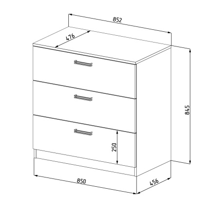 Комод коллекции мебели Гранд (распродажа) от Династия Kids
