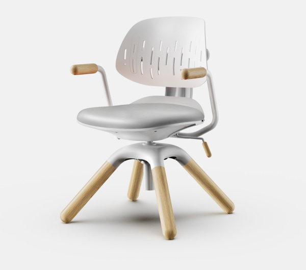 Компьютерное растущее кресло Инез-1 (серый)