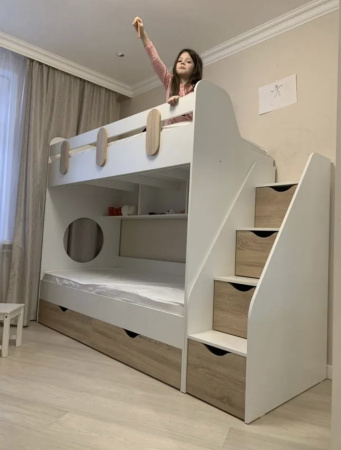 Двухъярусная кровать Фортуна  от Династия Kids