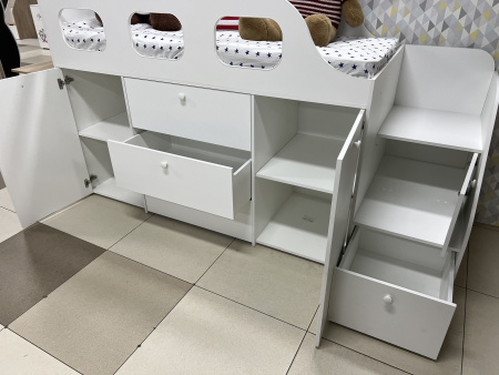 Кровать-чердак Хэппи 180х80  от Династия Kids