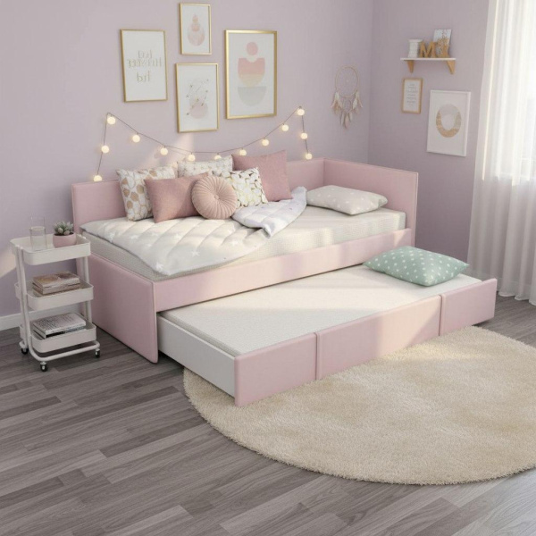 Угловая кровать МОНО 80х180 с доп. спальным местом (цвета разные)