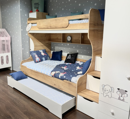 Кровать БИГ (цвет белый) 200х120 от Династия Kids