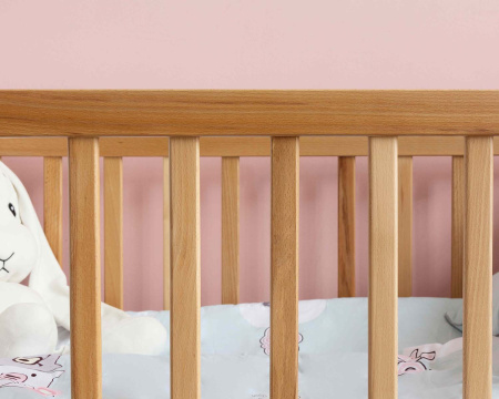 Кроватка-стол Миа 120х60 белый/дерево  от Династия Kids