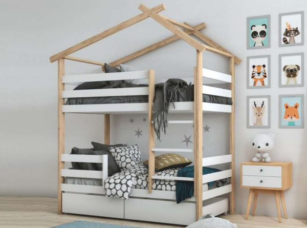 Кровать 2-х ярусная Ханни-4 массив (распродажа)