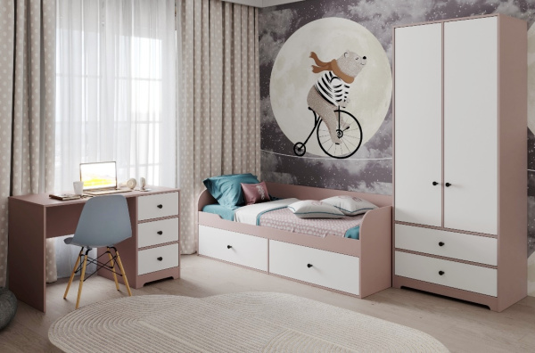 Пенал-стеллаж коллекции Зефир  от Династия Kids