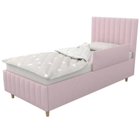 Мягкая кровать 80х190 Лайн Up с подъемным механизмом