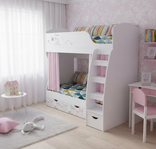 Кровать двухъярусная коллекции Анита 180х80 от Династия Kids