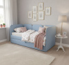 Мягкая кровать Соната Blue 80х160 с доп. спальным местом