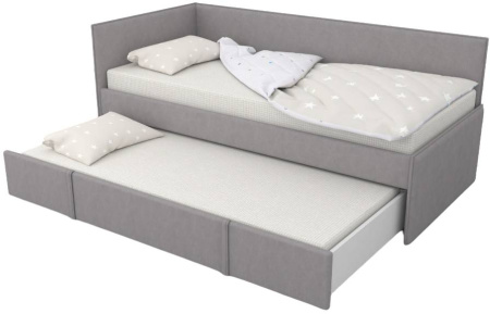 Угловая кровать МОНО 90х200 с доп. спальным местом (цвета разные)