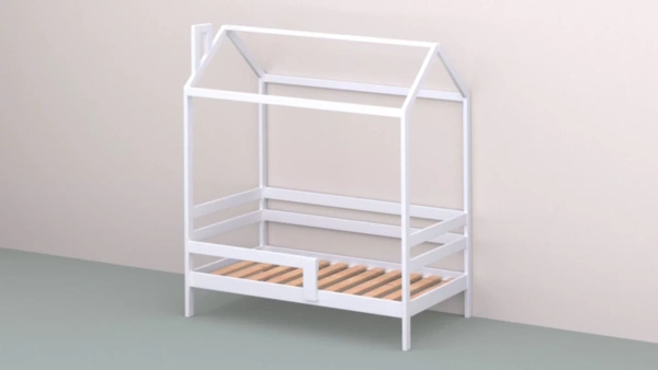 Кровать Домик Эко-9 (массив) 160х80 распродажа от Династия Kids