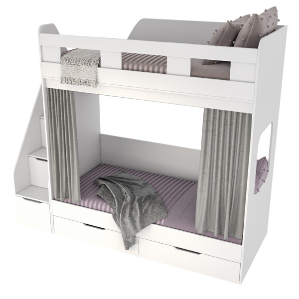 Двухъярусная кровать Твинс 190х90  от Династия Kids