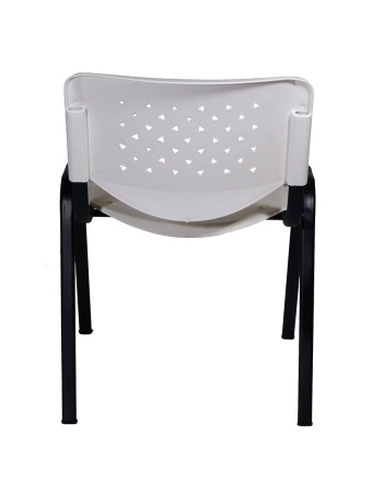 Стул Дейзи (белый пластик/черная рама) от Династия Kids