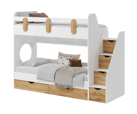 Двухъярусная кровать Фортуна  от Династия Kids