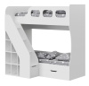Кровать двухъярусная 190х80 Умка-4 (цвет белый)  от Династия Kids