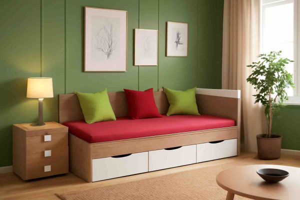 Кровать угловая 90х200 коллекции Модерн 