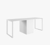 Стол Дуэт 1800 мм (белый + опоры белые) от Династия Kids