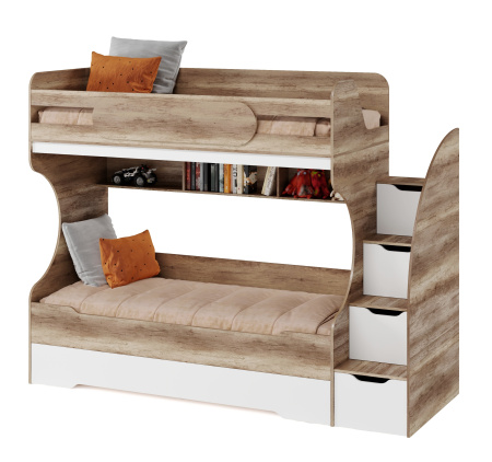 Кровать БИГ 90х200 (цвета разные) от Династия Kids