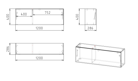 Комплект мебели для школьника Брайт (стеллаж + шкаф + полка + стол 1200 мм)  от Династия Kids