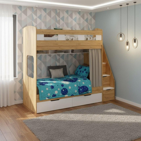 Двухъярусная кровать Твинс 190х90 от Династия Kids