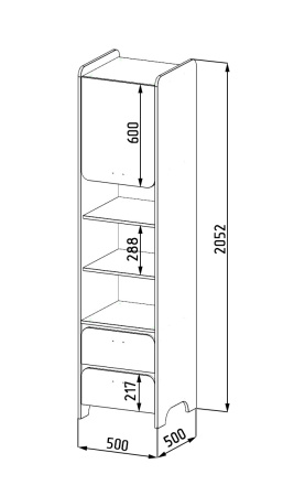 Стеллаж Юниор-2 (распродажа)