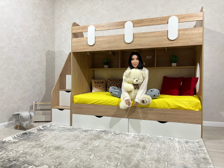 Двухъярусная кровать Фортуна  от Династия Kids