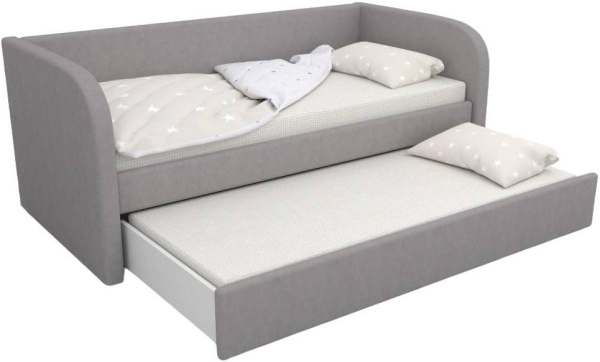 Мягкая кровать УНО 90х200 с доп. спальным местом (цвета разные)