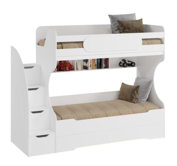 Двухъярусная кровать 90х200 БИГ  от Династия Kids