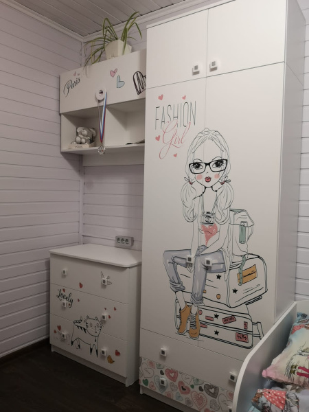 Полка коллекции Модница New  от Династия Kids