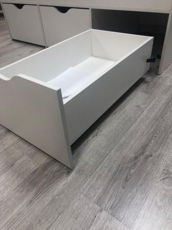 Кровать Малыш 80х160 (цвет белый) от Династия Kids