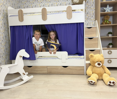 Двухъярусная кровать Фортуна  от Династия Kids