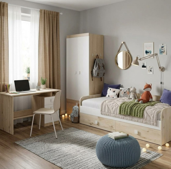 Кровать 200х90 коллекции Гармония  от Династия Kids