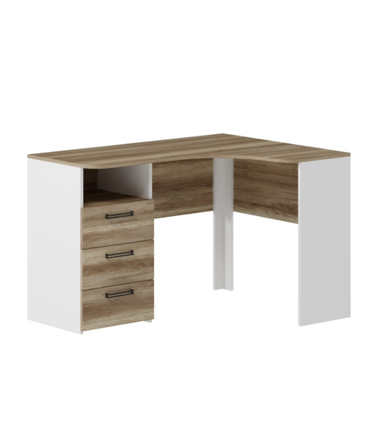 Рабочая зона для школьника (угловой стол + комод + полка) от Династия Kids